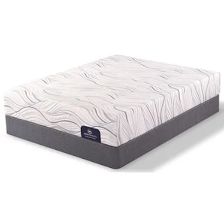Queen Firm Gel Memory Foam Mattress and 5" StabL-Base® Low Profile Foundation